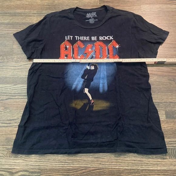 AC/DC Let There Be Rock black T-shirt size XL - Picture 3 of 5